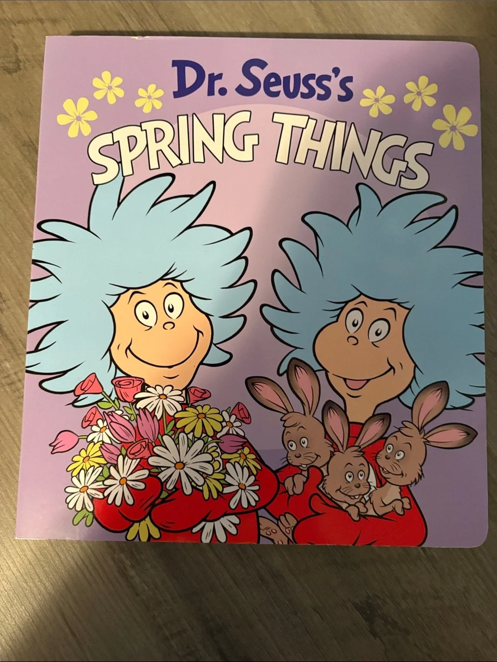 Dr. Seuss Spring Things Board Book - Purple, Blue, Red